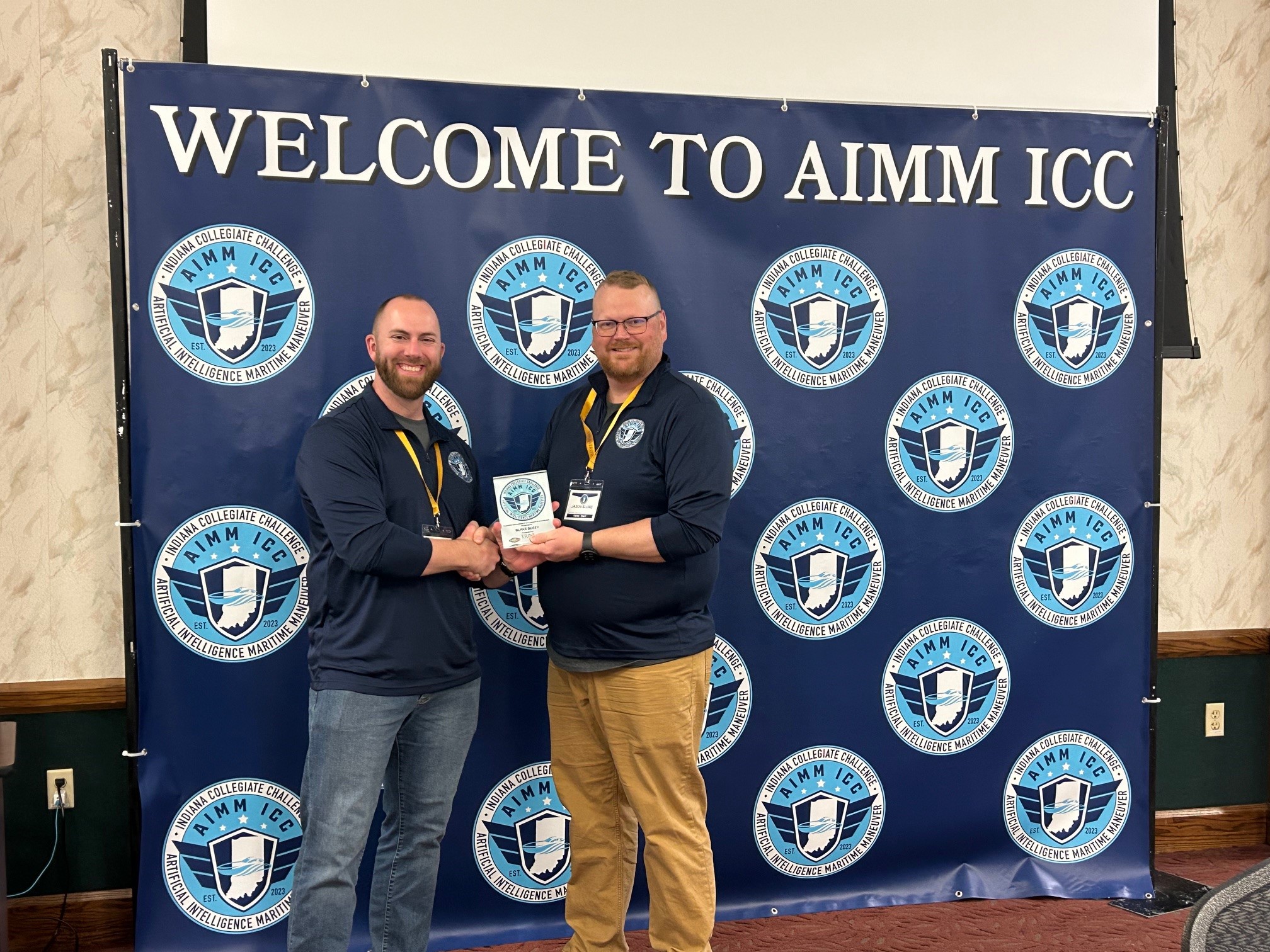 In April 2025, NSWC Crane and Trine University hosted the second annual Artificial Intelligence Maritime Maneuver (AIMM) Indiana College Challenge in Angola, Ind. Students from five Indiana universities developed low-cost, low-profile vessels for the challenge.